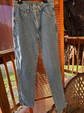 Rustler Men's Light Blue Straight Leg Jeans 29 by 30